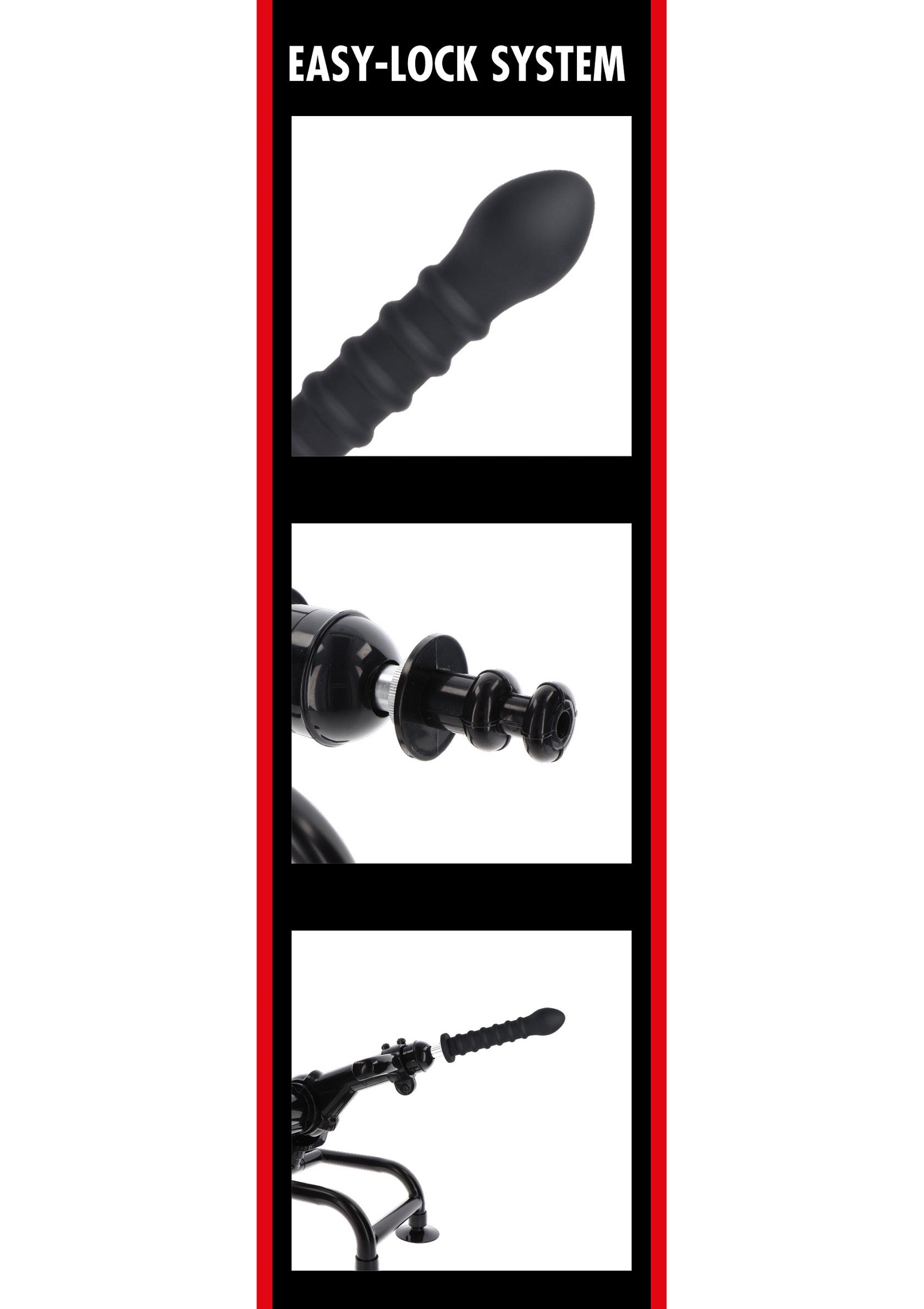 17093 hidden desire bangers fuck machines ribbed dong easy lock 19cm