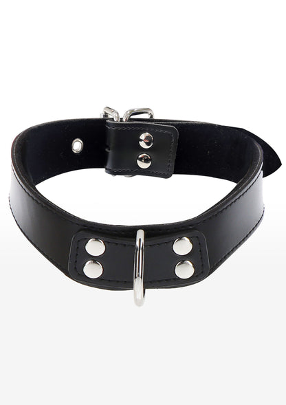 17102 taboom luxury bondage essentials elegant d ring collar