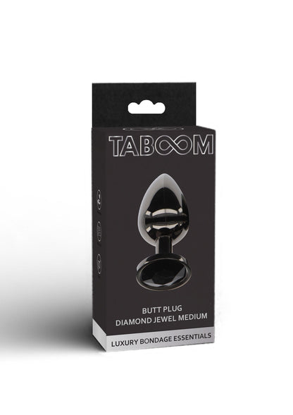 17117 taboom luxury bondage essentials butt plug with diamond jewel m