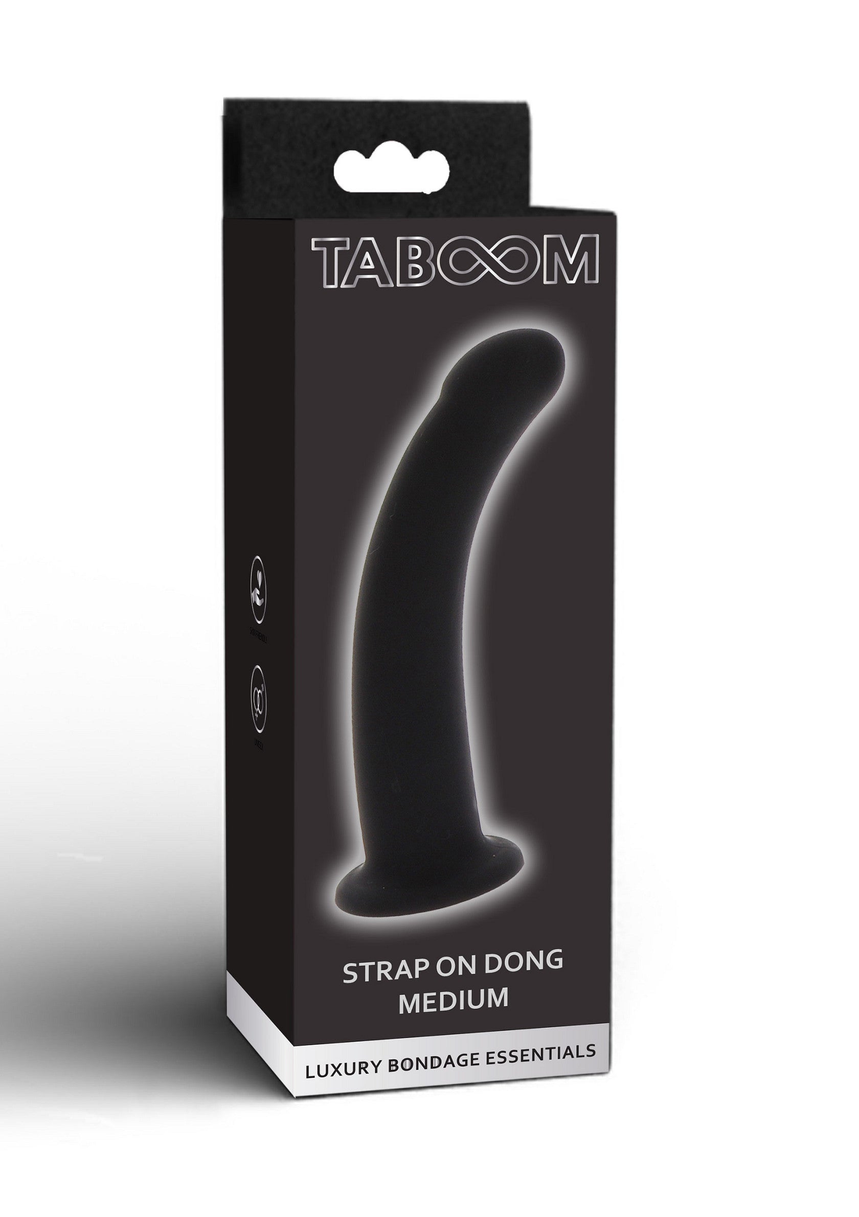 17122 taboom luxury bondage essentials strap on dong medium