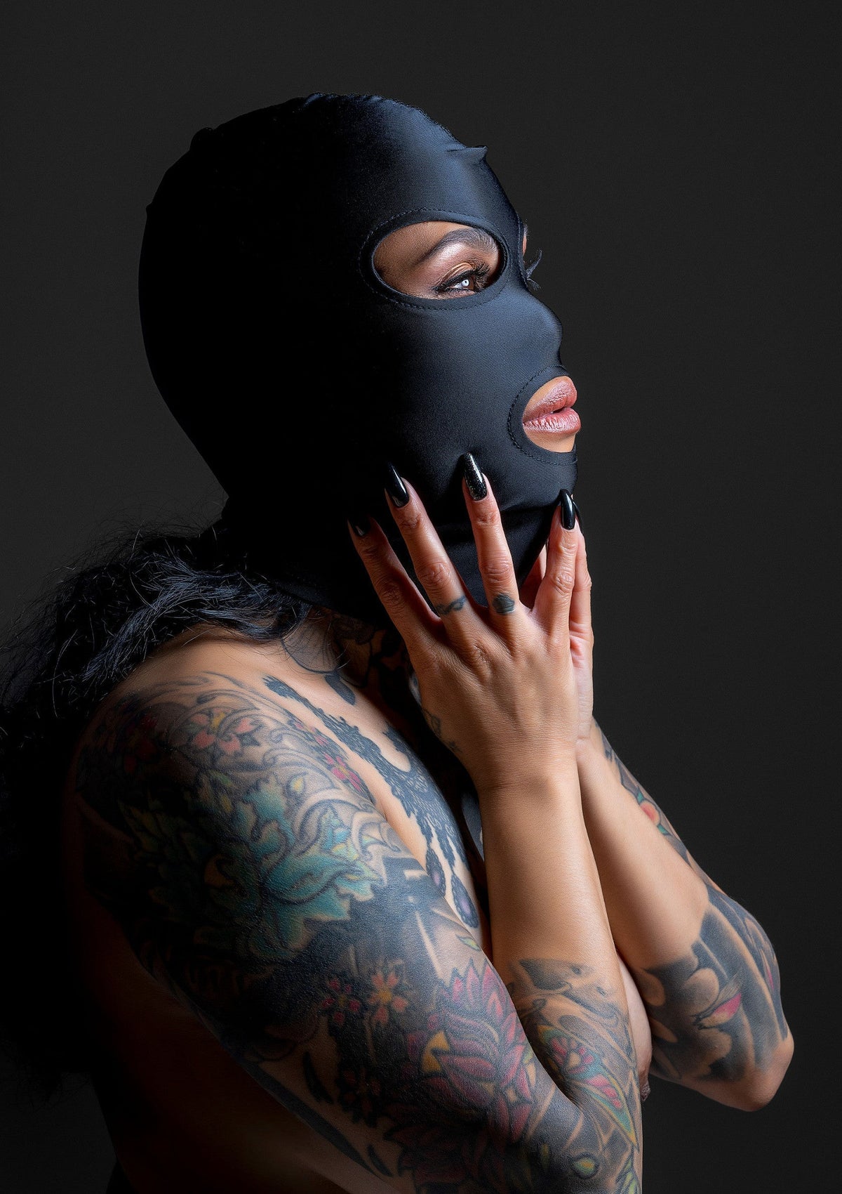 17132 taboom luxury bondage essentials spandex hood