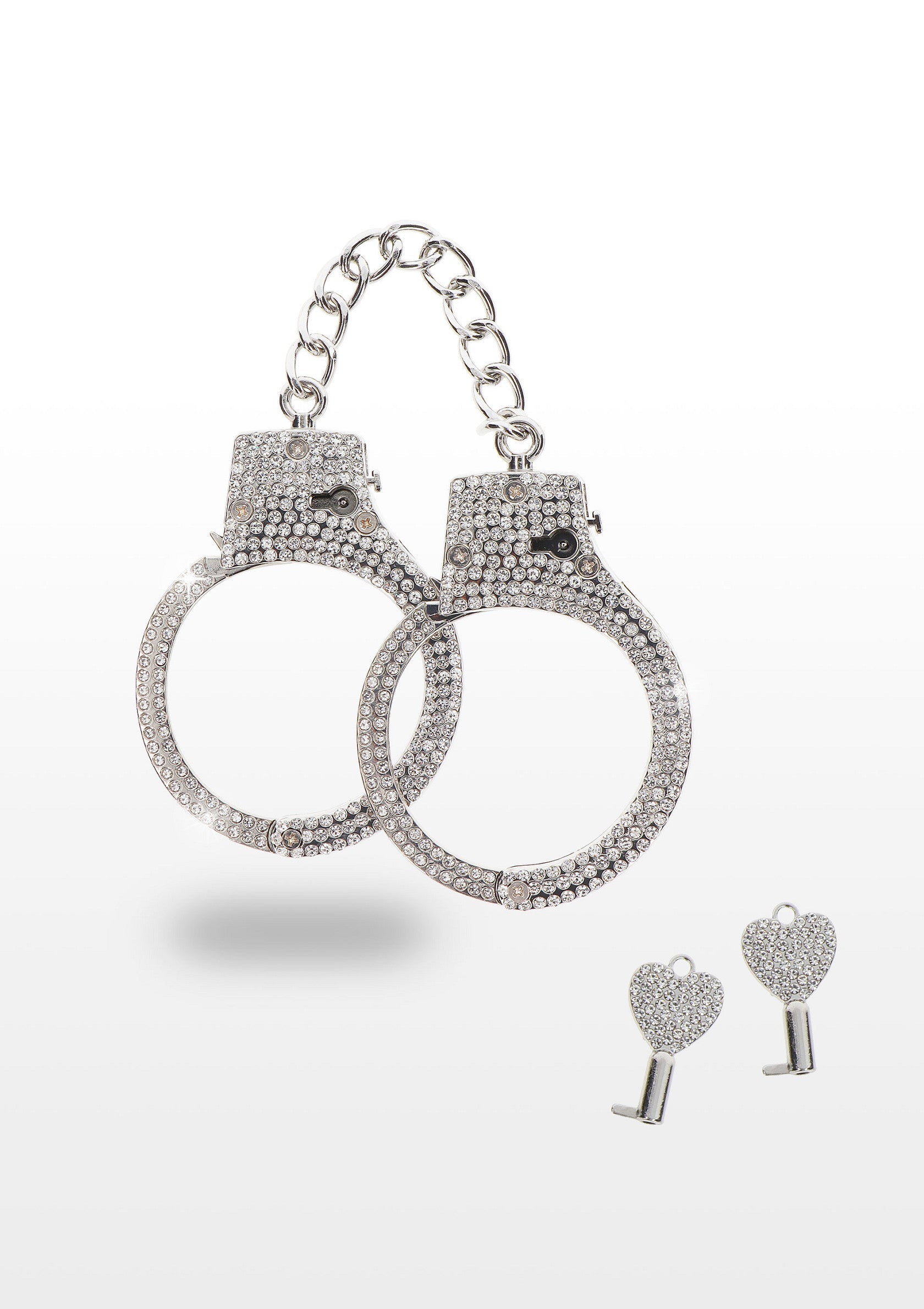 17136 taboom luxury bondage essentials diamond wrist cuffs silver