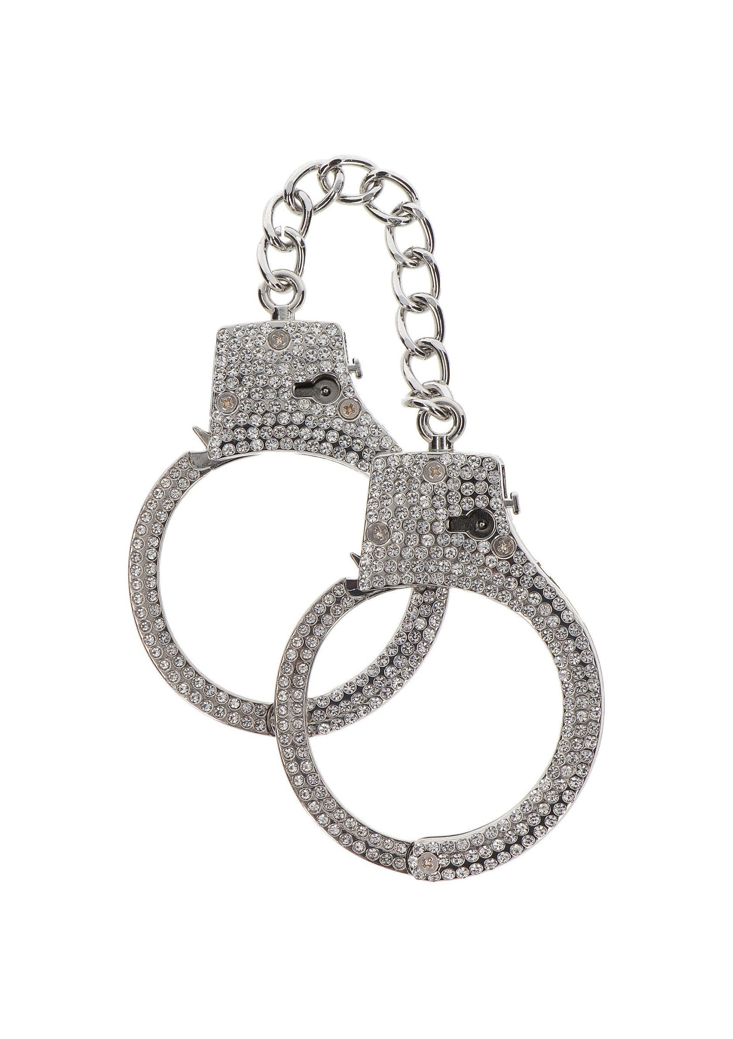 17136 taboom luxury bondage essentials diamond wrist cuffs silver