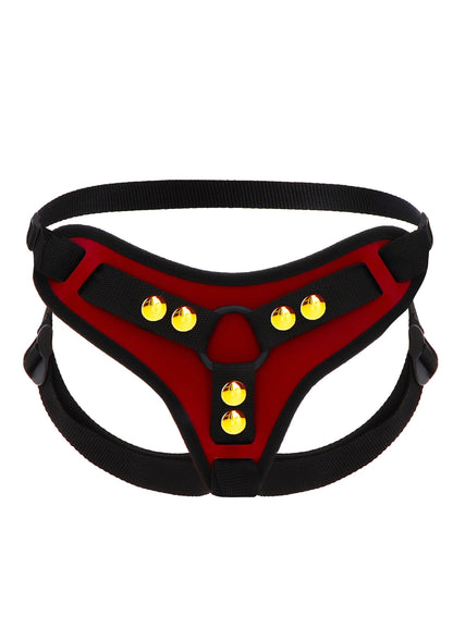 17165 taboom bondage in luxury strap on harness