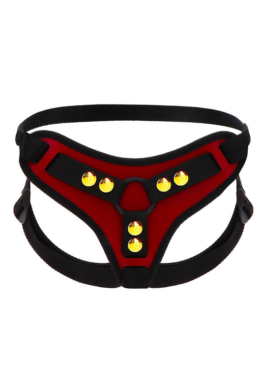 17165 taboom bondage in luxury strap on harness