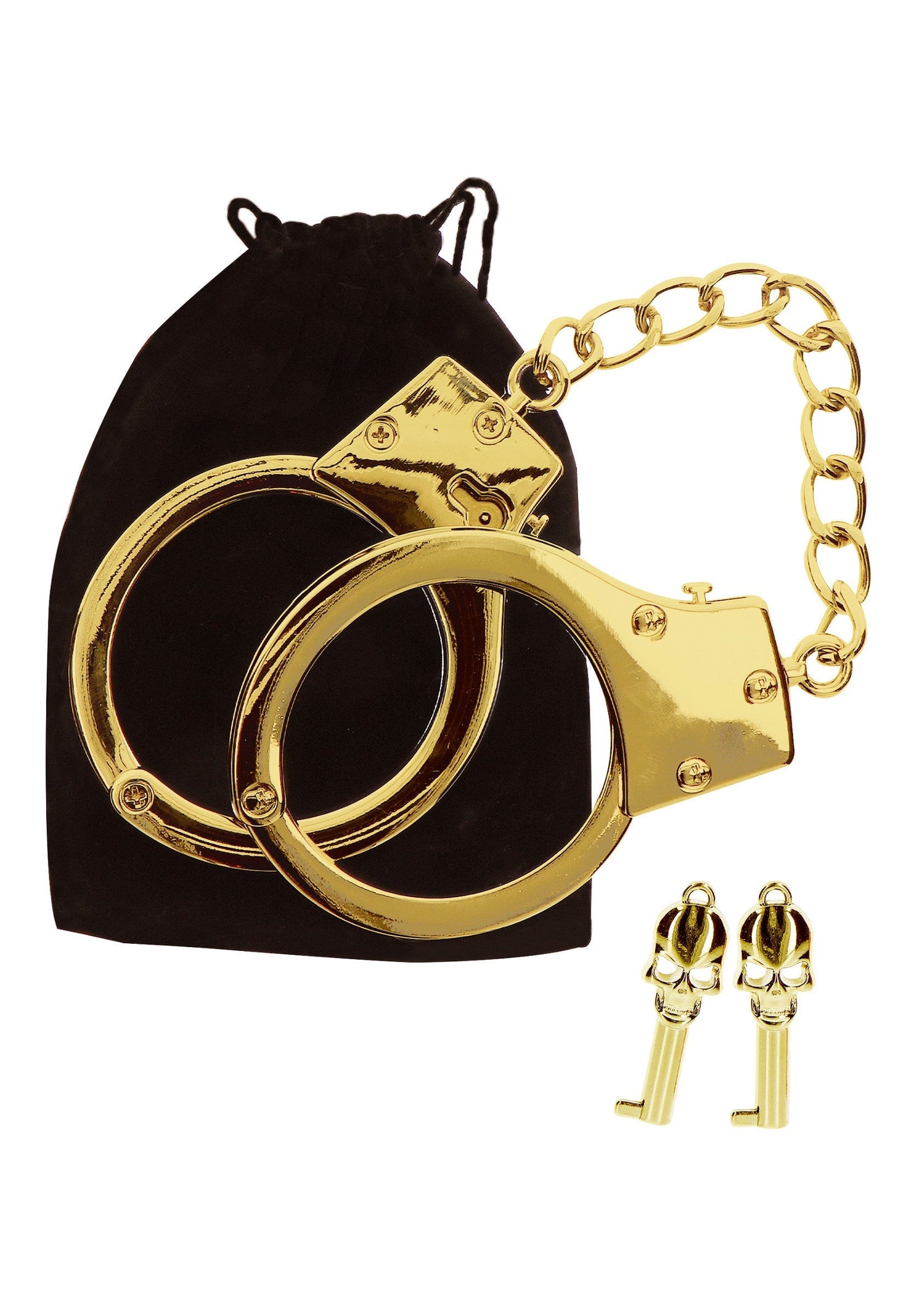 17170 taboom bondage in luxury gold plated bdsm handcuffs