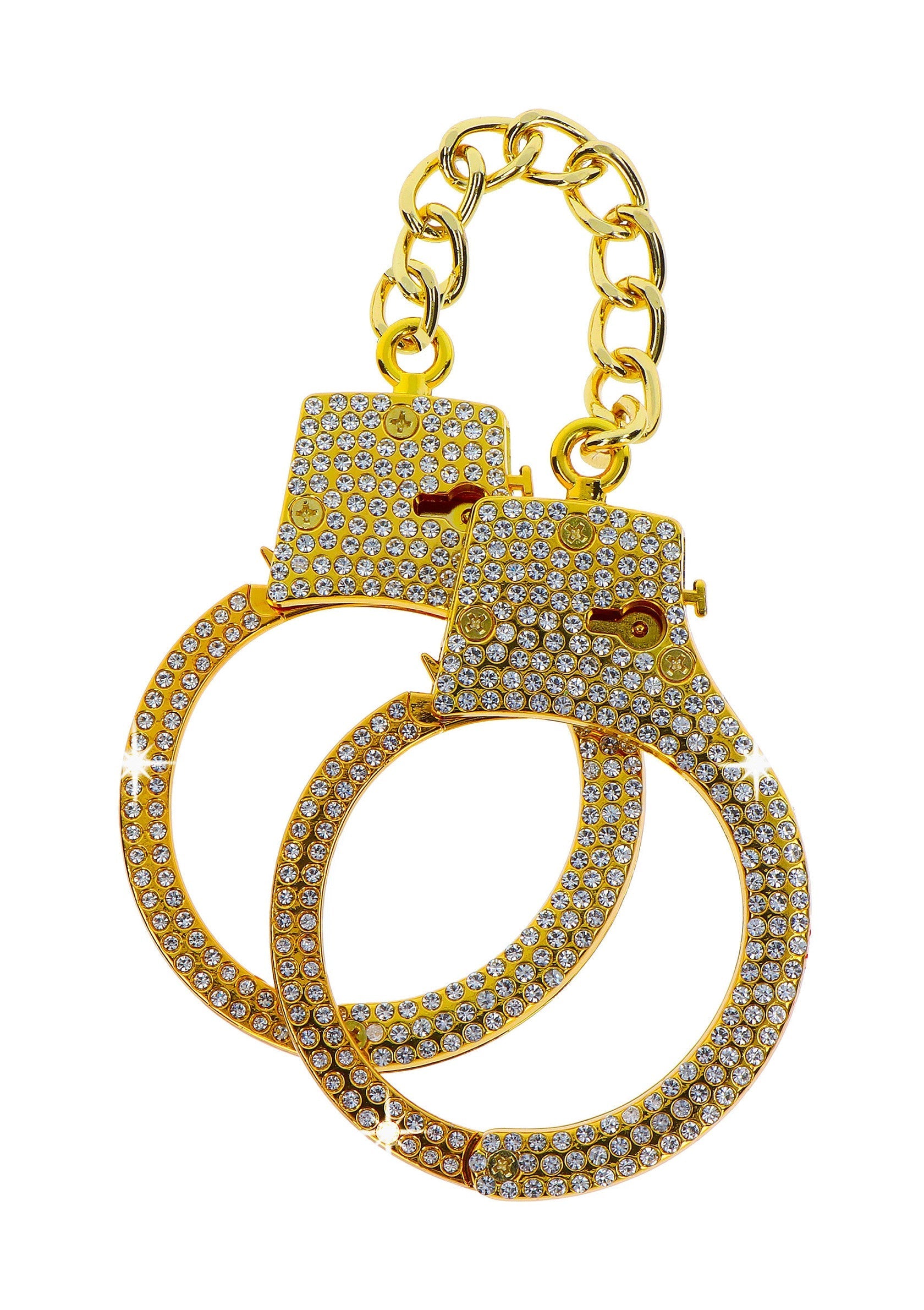 17178 taboom bondage in luxury diamond wrist cuffs gold