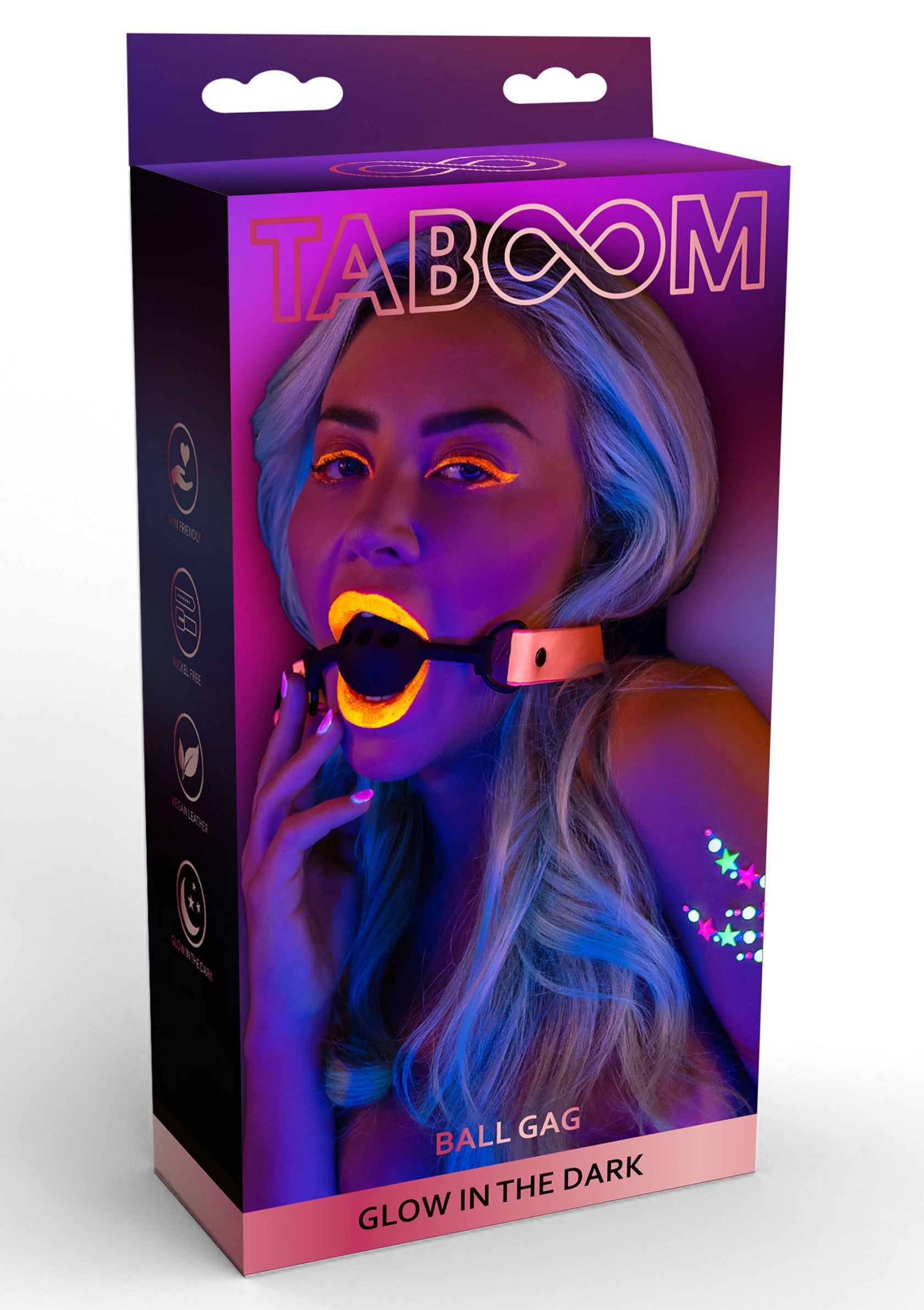 17203 taboom glow in the dark ball gag
