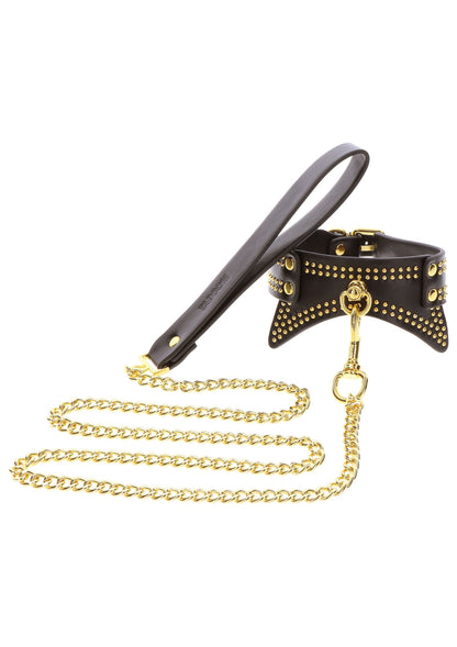 17423 taboom vogue studded collar and leash