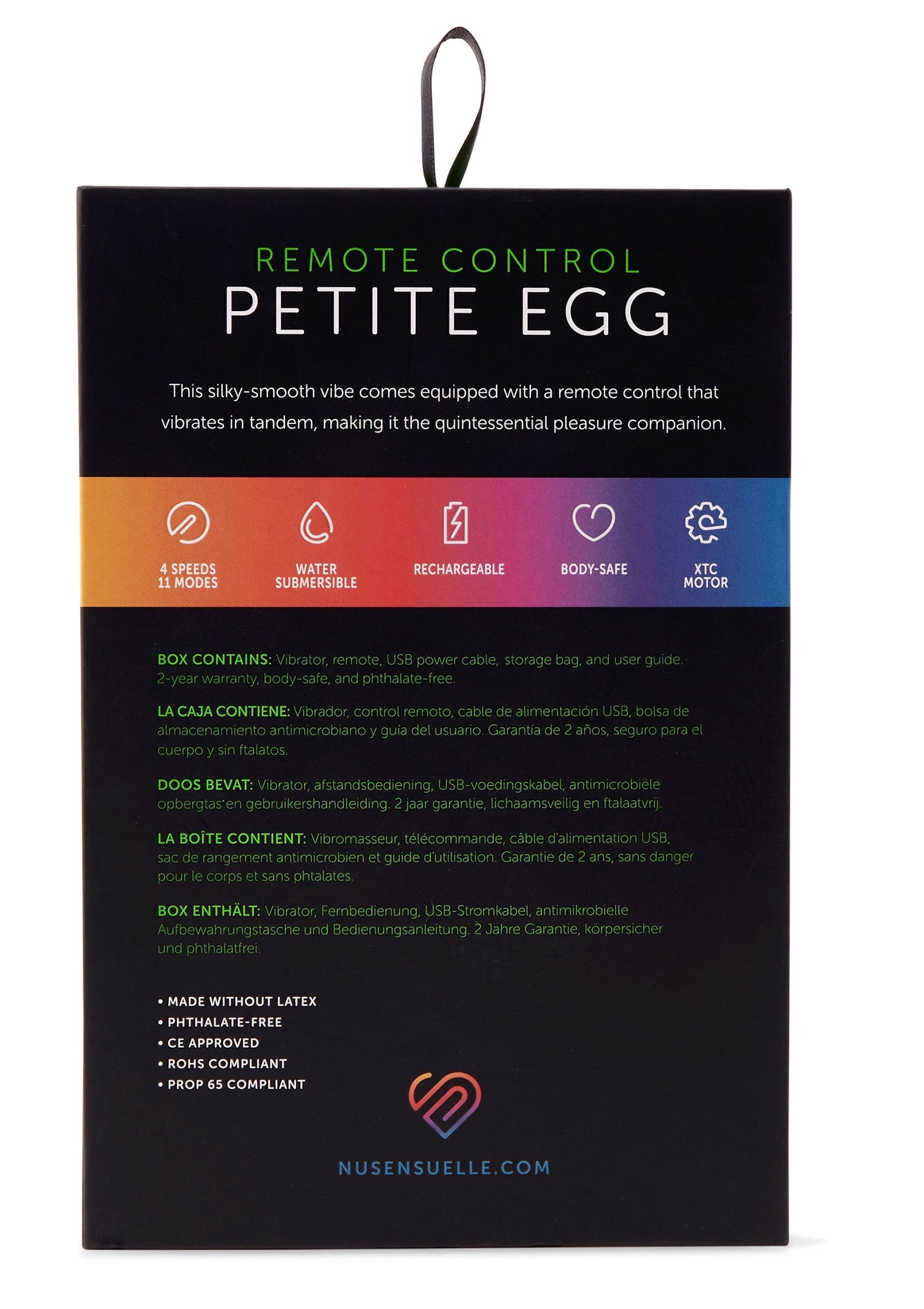 17516 nu sensuelle remote control petite egg