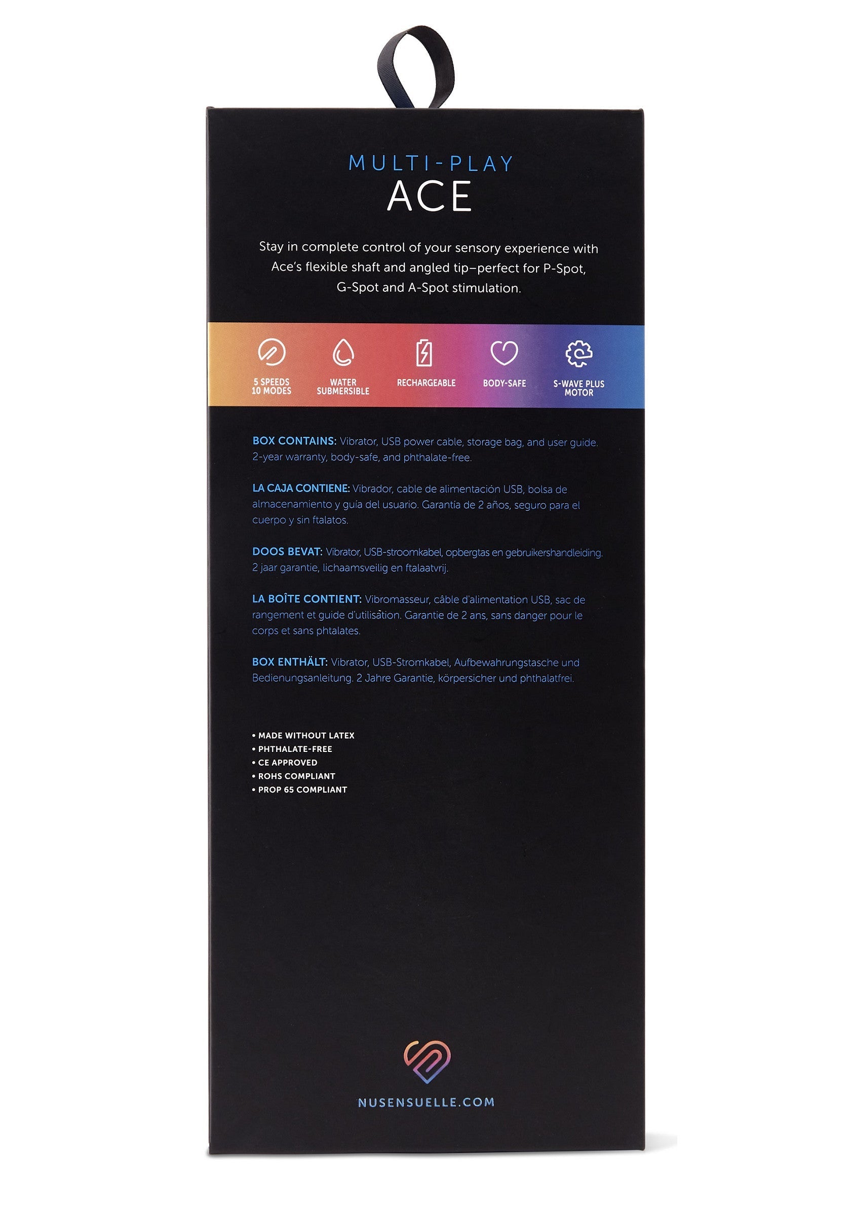 17518 nu sensuelle ace multi play vibrator