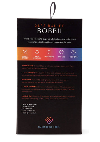 17520 nu sensuelle bobbii xlr8 bullet