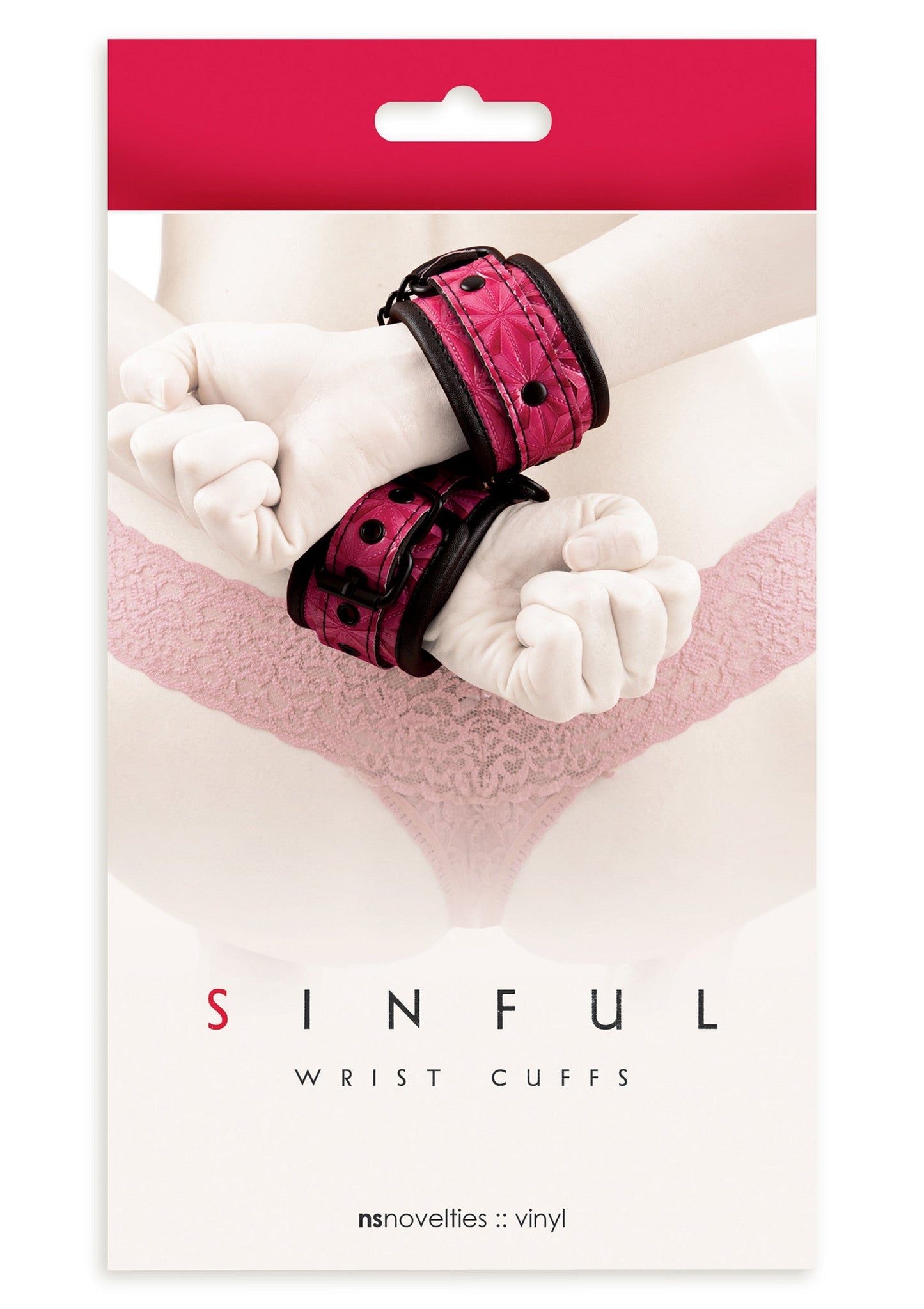 18464 ns novelties sinful wrist cuffs
