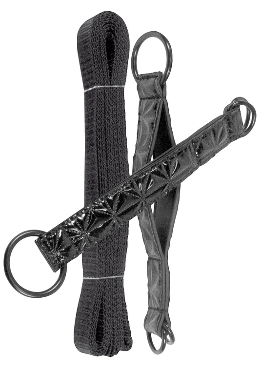 18469 ns novelties sinful bed restraint straps