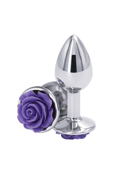 18820 ns novelties rear assets rose buttplug small