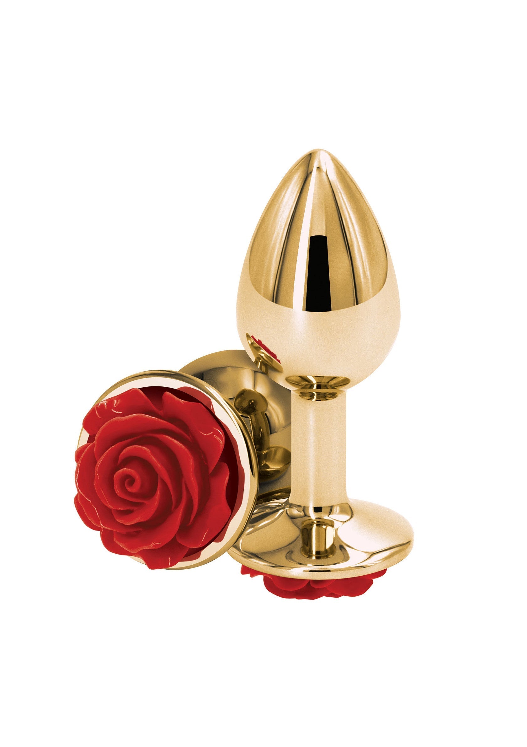 18820 ns novelties rear assets rose buttplug small