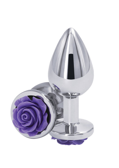 18821 ns novelties rear assets rose buttplug medium