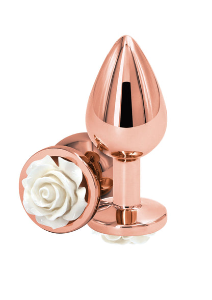 18821 ns novelties rear assets rose buttplug medium