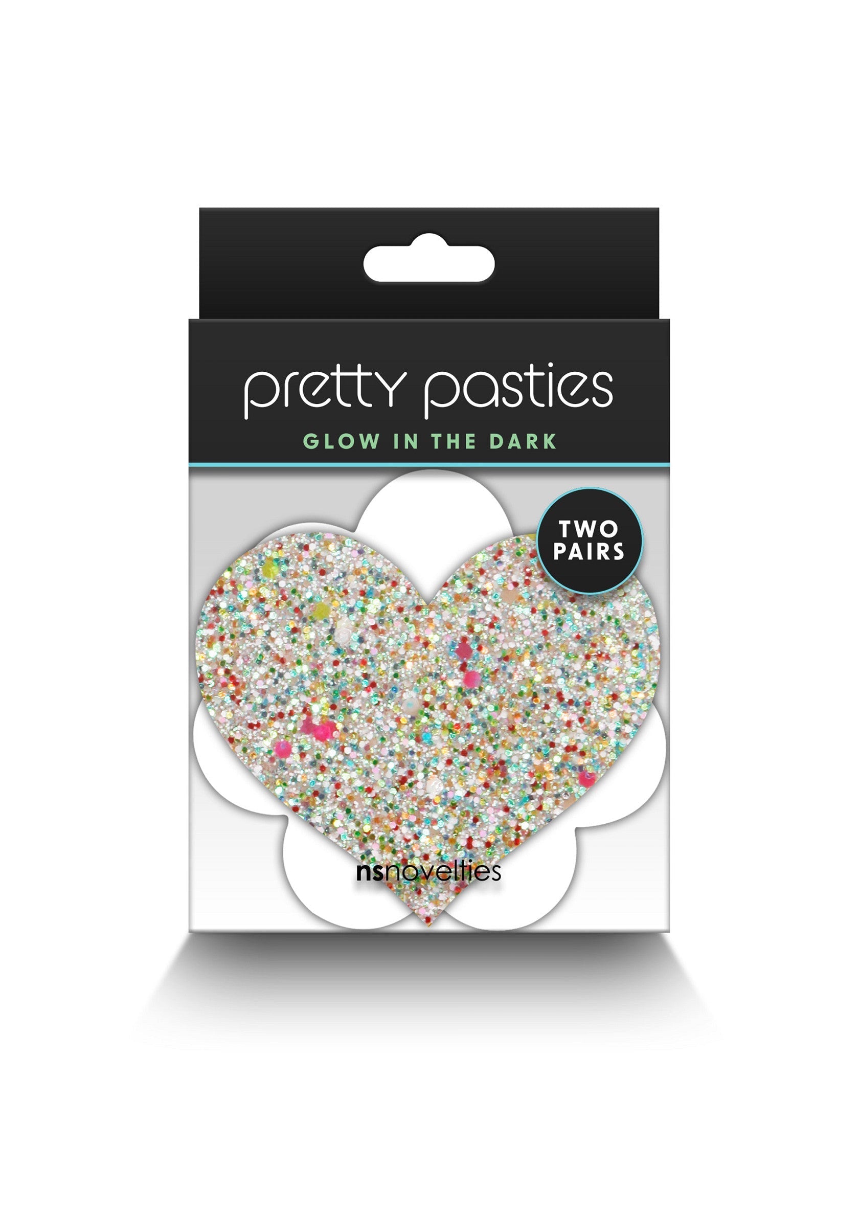 19163 ns novelties pretty pasties pasties heart flower 2 pair