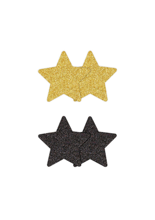 19167 ns novelties pretty pasties pasties glitter stars 2 pair
