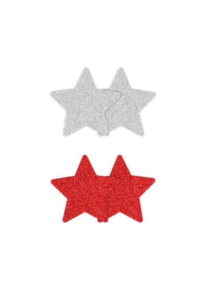 19167 ns novelties pretty pasties pasties glitter stars 2 pair