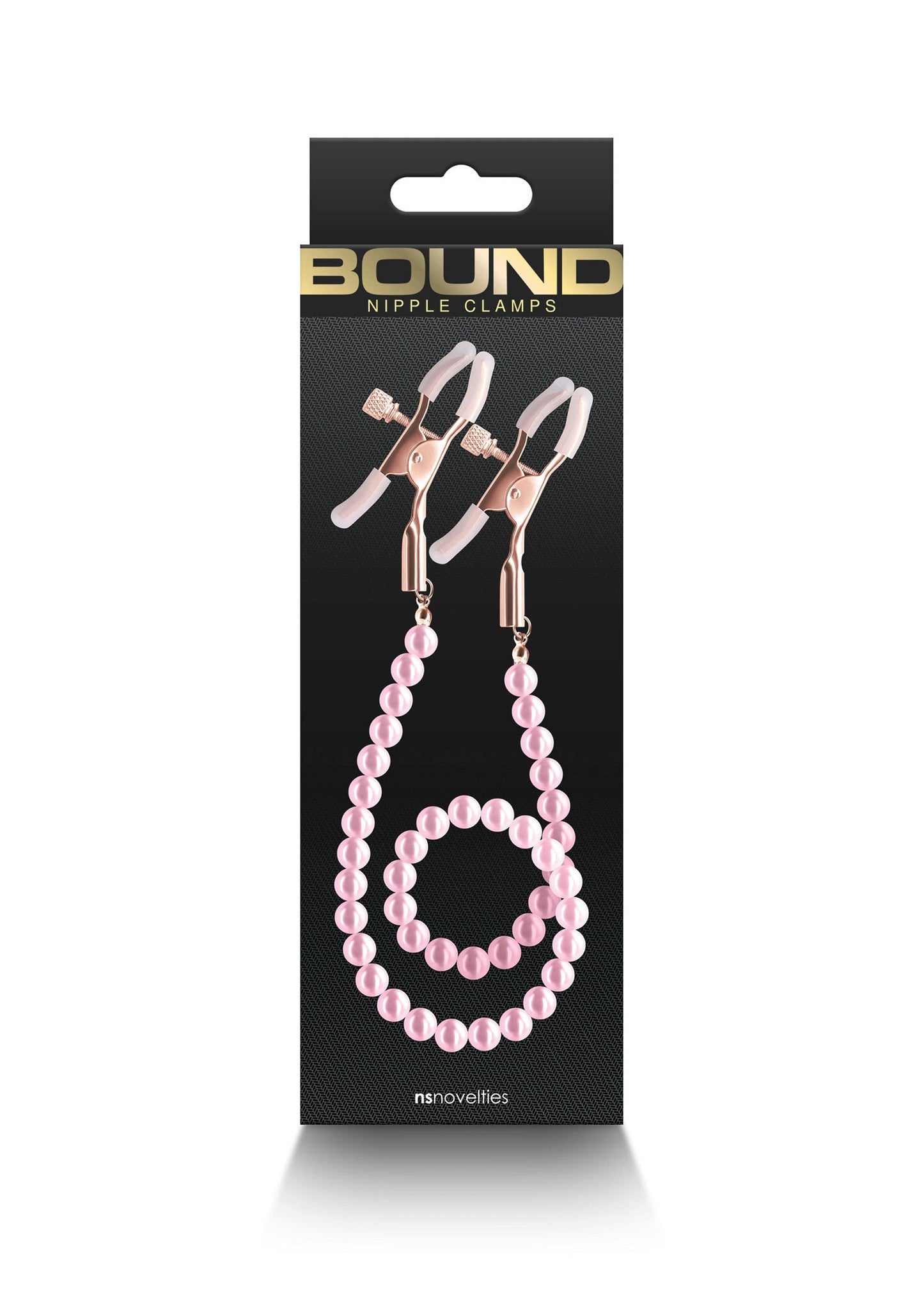 19187 ns novelties bound nipple clamps dc1