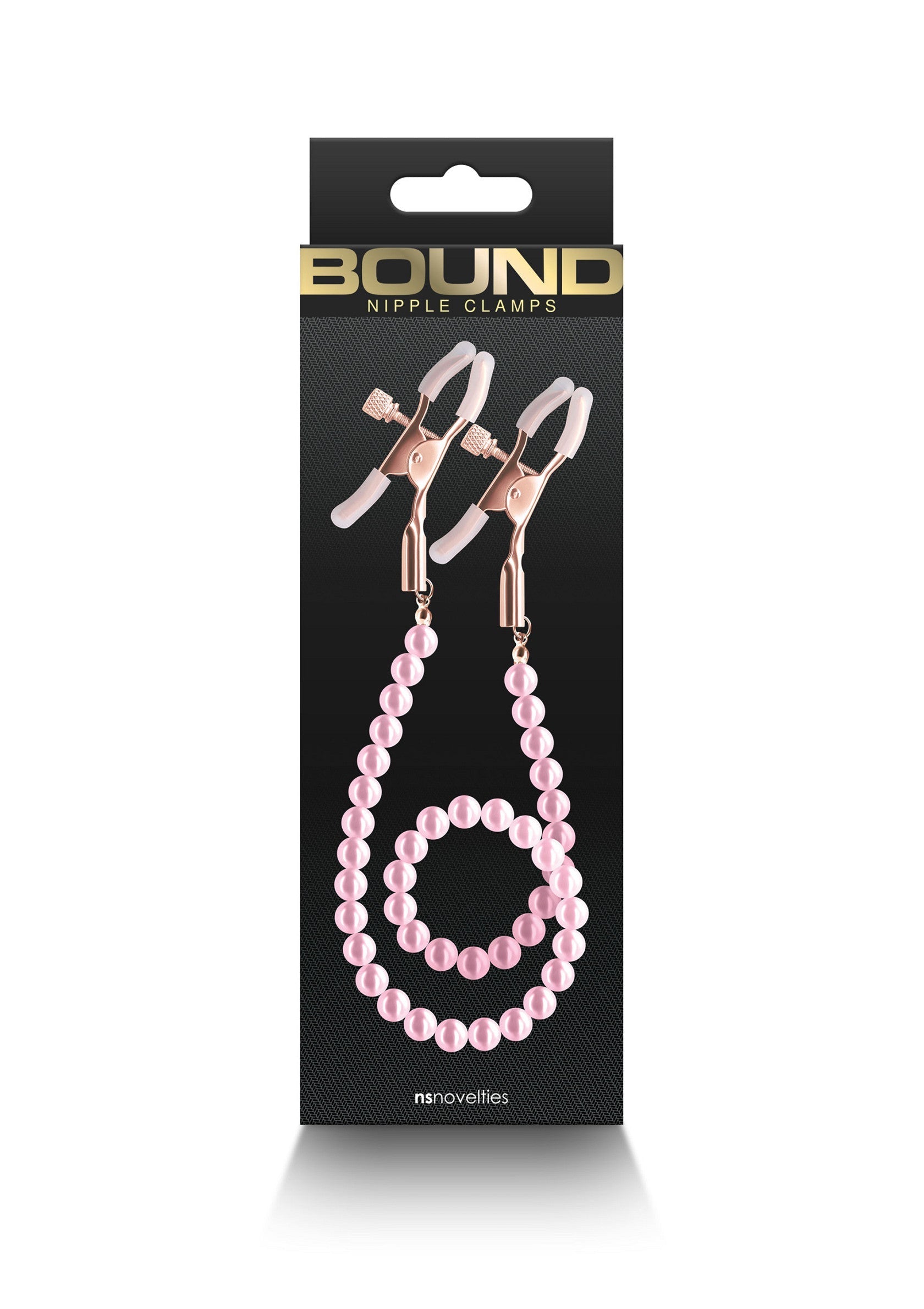 19187 ns novelties bound nipple clamps dc1