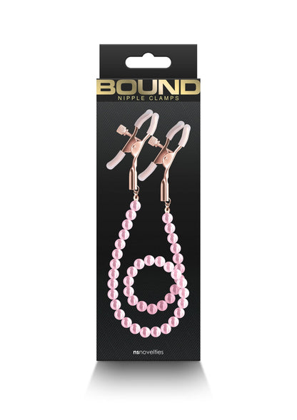 19187 ns novelties bound nipple clamps dc1