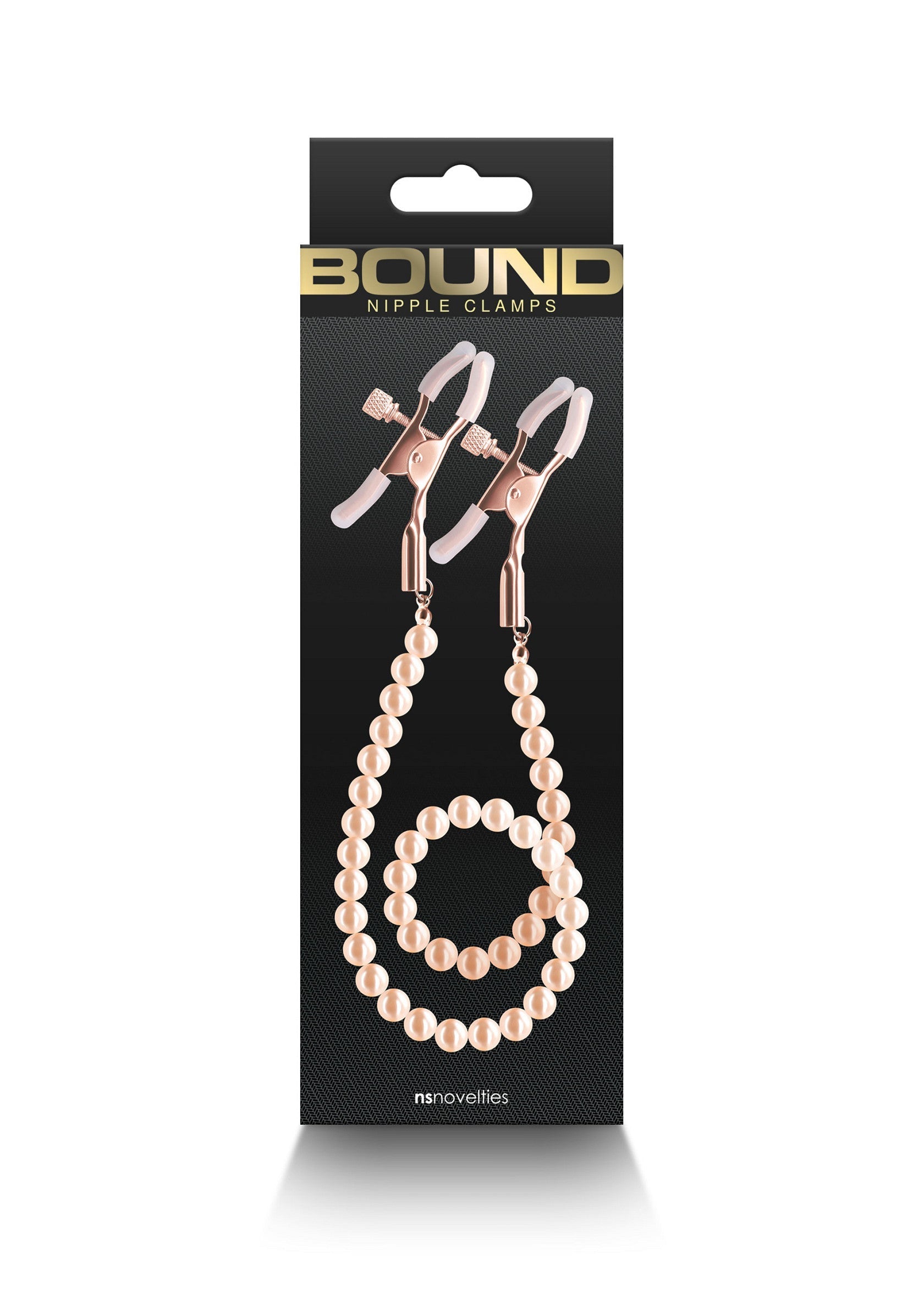 19187 ns novelties bound nipple clamps dc1