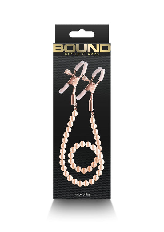 19187 ns novelties bound nipple clamps dc1