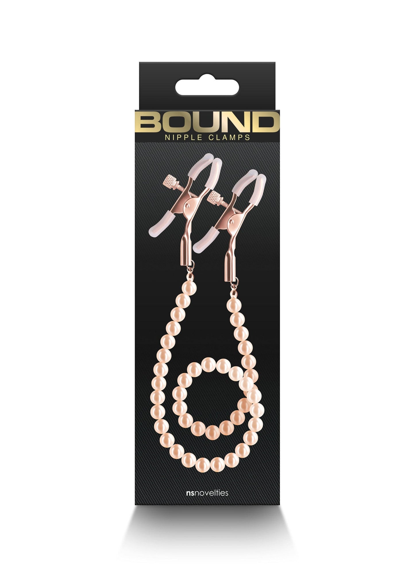 19187 ns novelties bound nipple clamps dc1