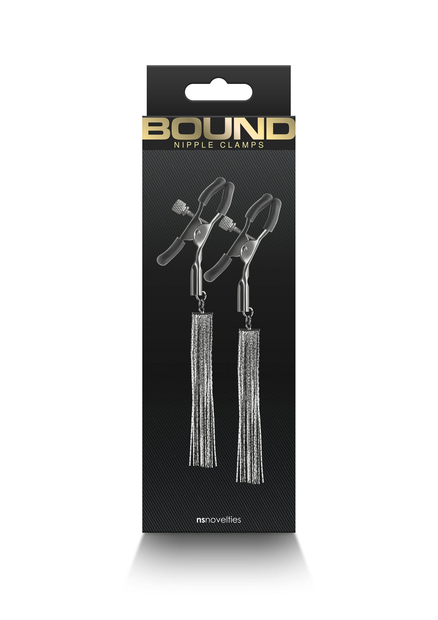 19189 ns novelties bound nipple clamps d2