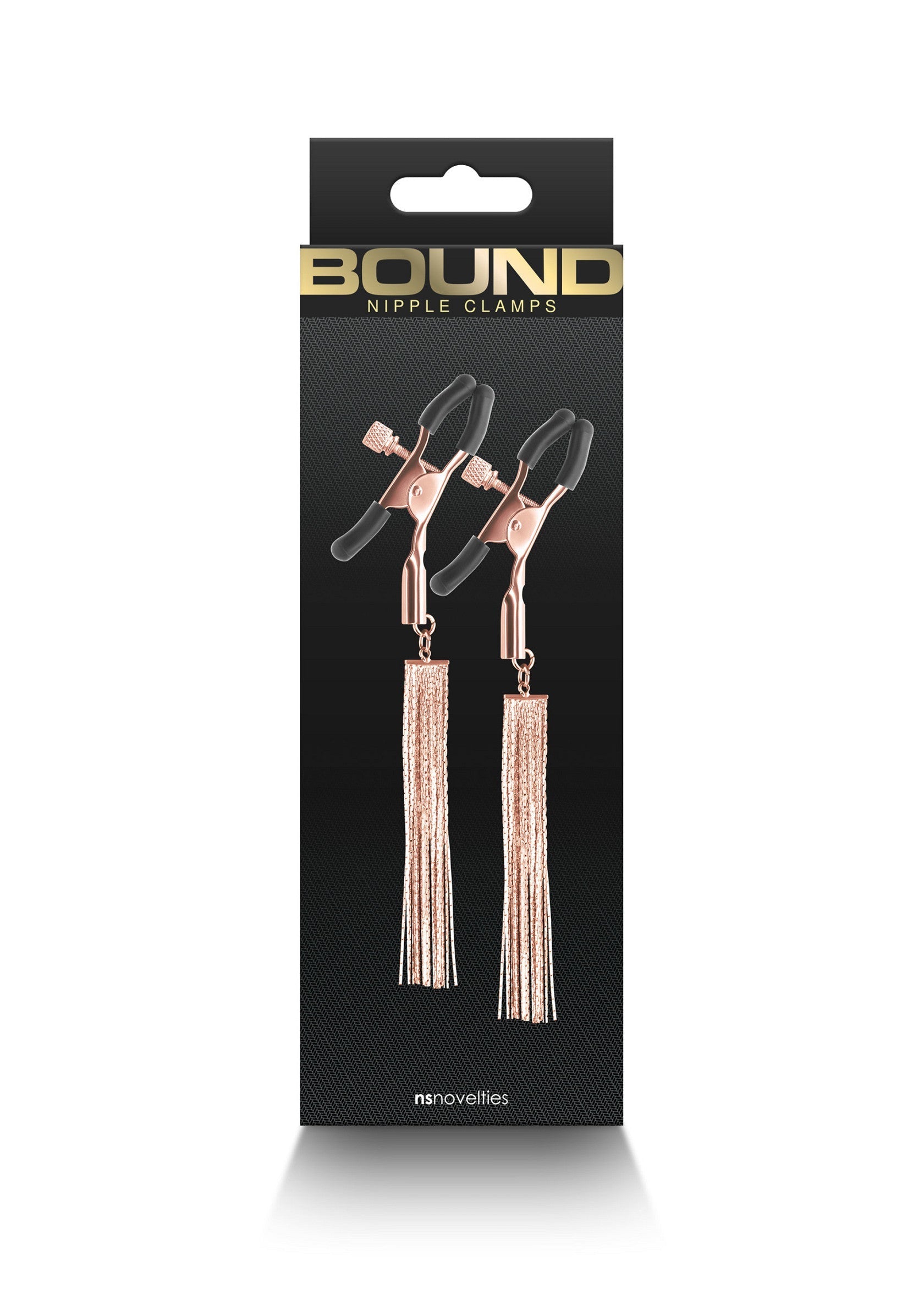 19189 ns novelties bound nipple clamps d2