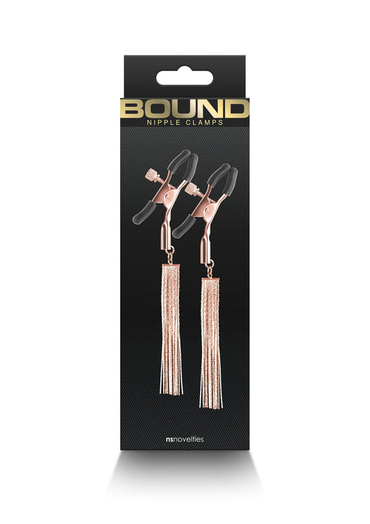 19189 ns novelties bound nipple clamps d2