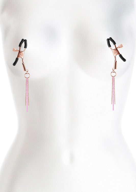 19190 ns novelties bound nipple clamps d3