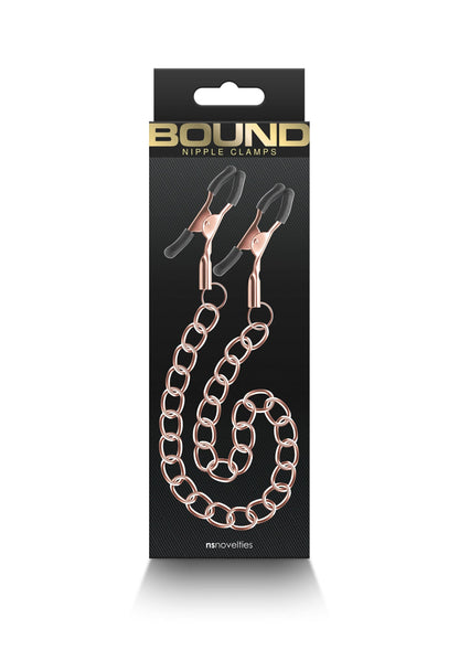 19191 ns novelties bound nipple clamps dc2