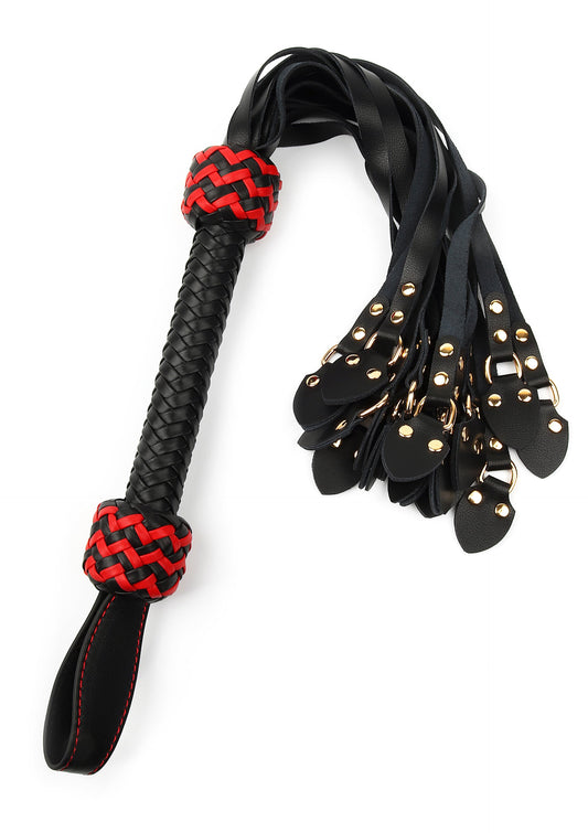 Leather Cat-o-Nine Whip