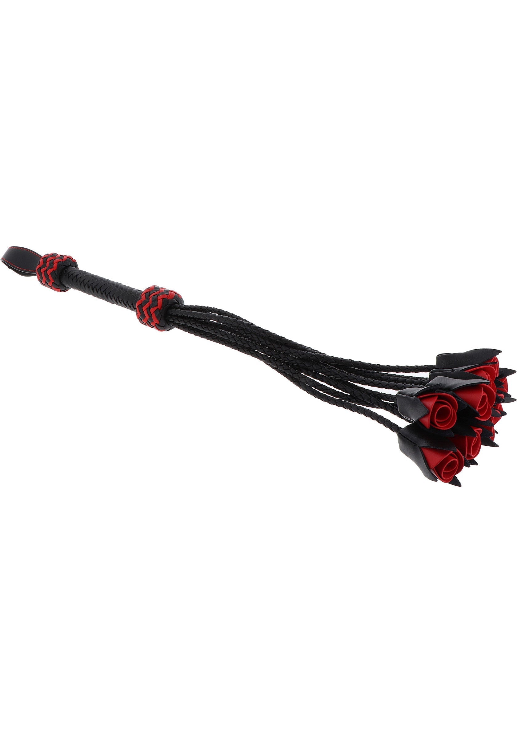 20006 hidden desire master genuine leather roses whip