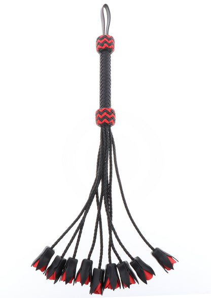 20006 hidden desire master genuine leather roses whip