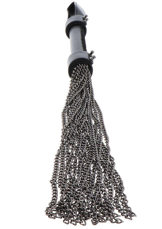 20009 hidden desire master genuine leather chain whip