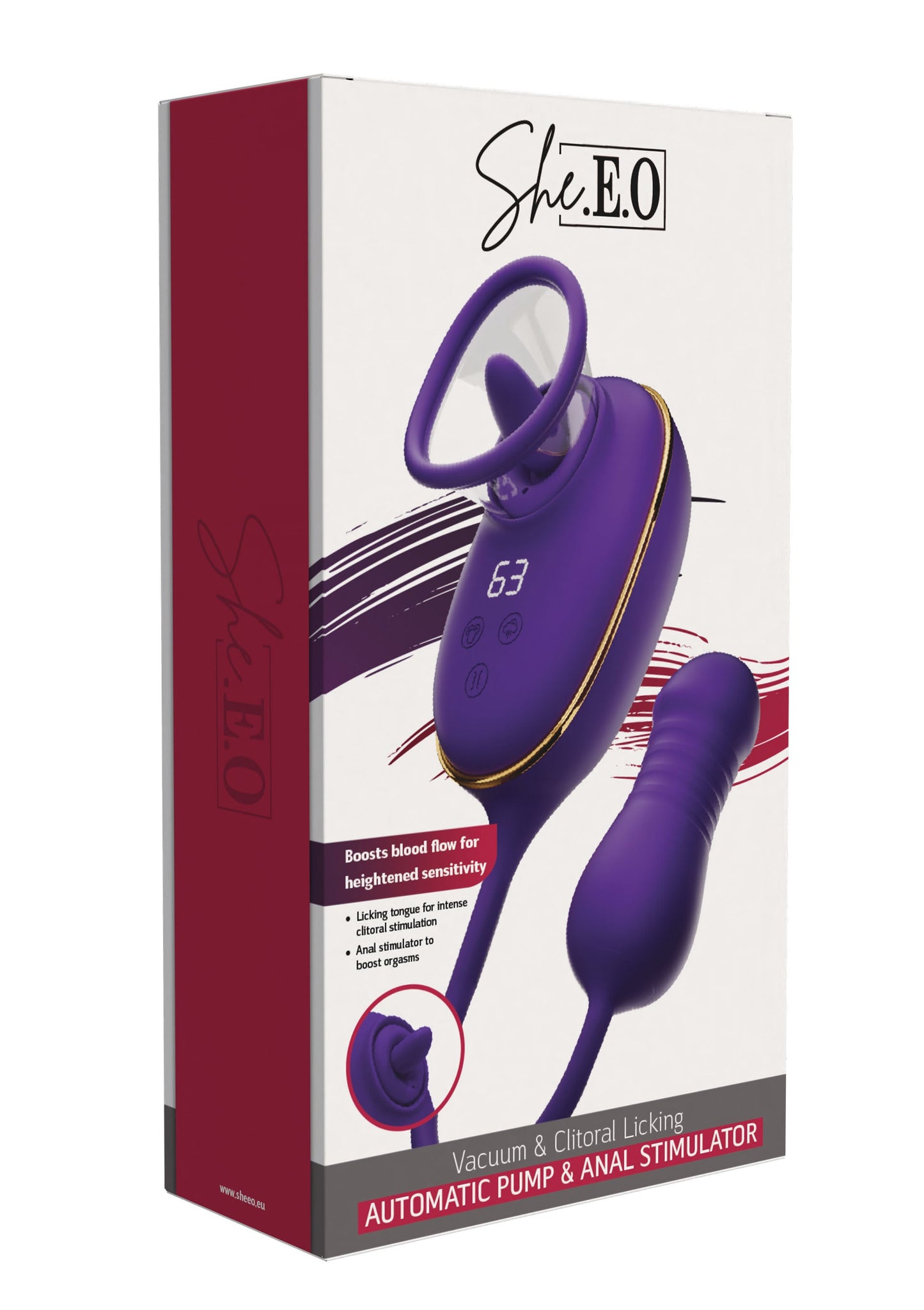 Licking Clitoral Pump & Anal Stimulator