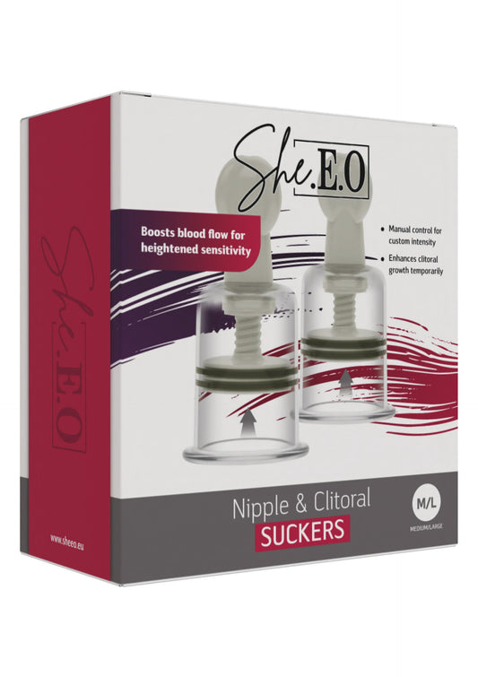 Nipple & Clitoral Suckers M/L