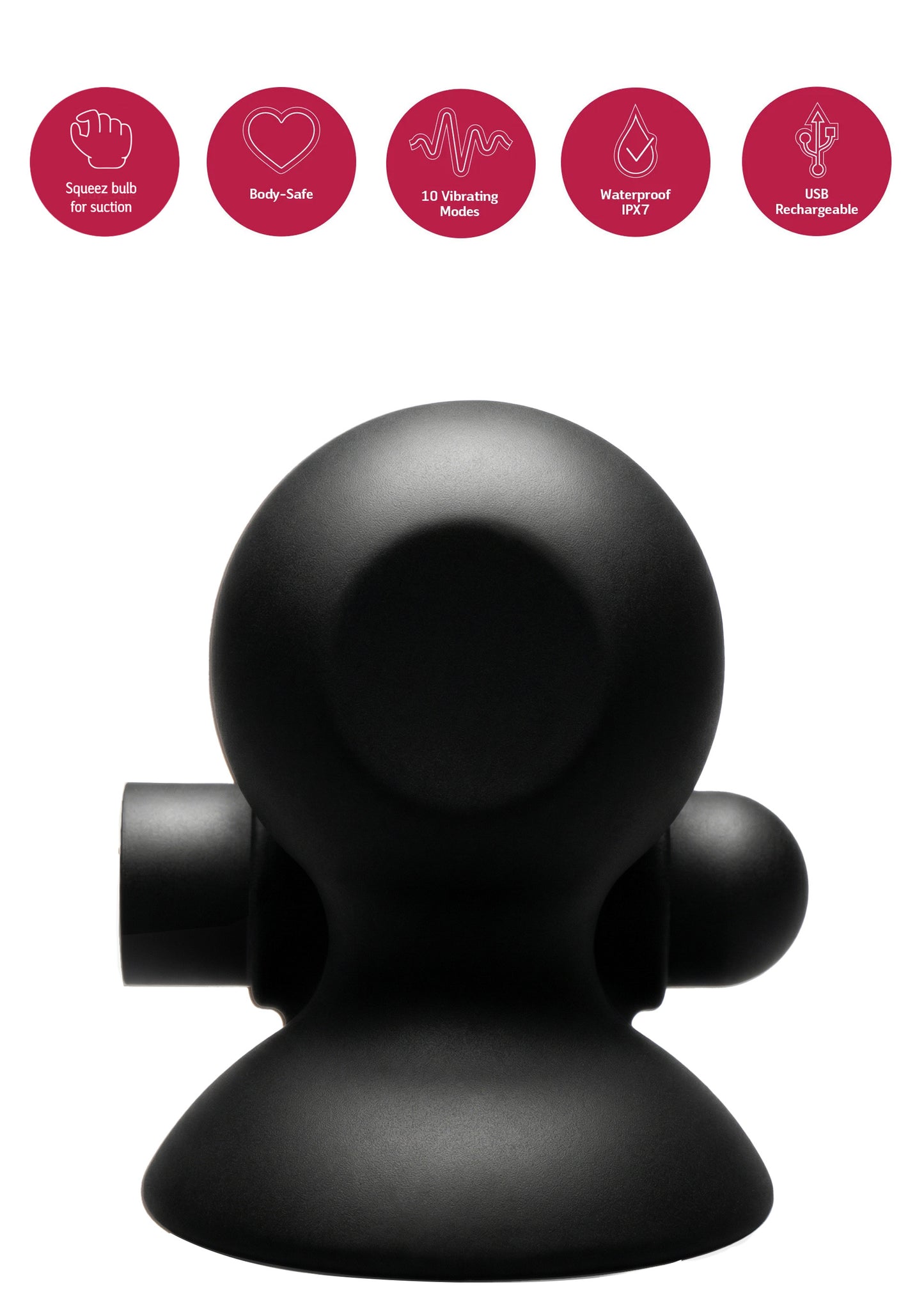 Rechargeable Vibrating Nipple Suckers