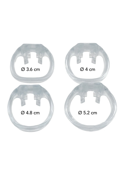Clear Control Cock Cage X-Short