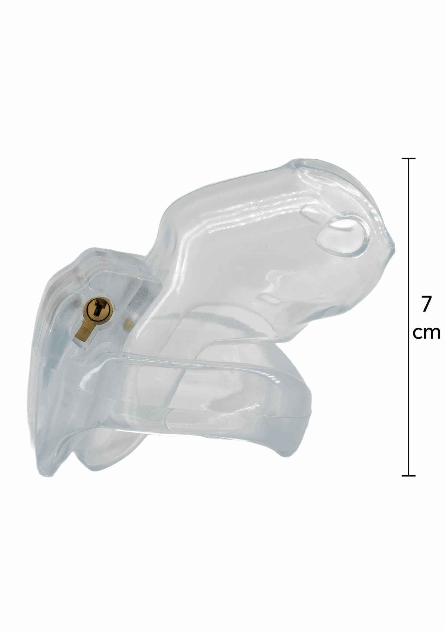 Clear Control Cock Cage Short