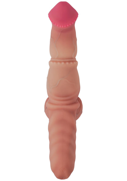 Mutant Rumbler Vibrating Dildo Liquid Silicone