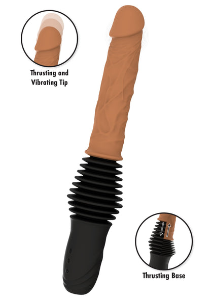 Realistic Double Thrusting Vibrator