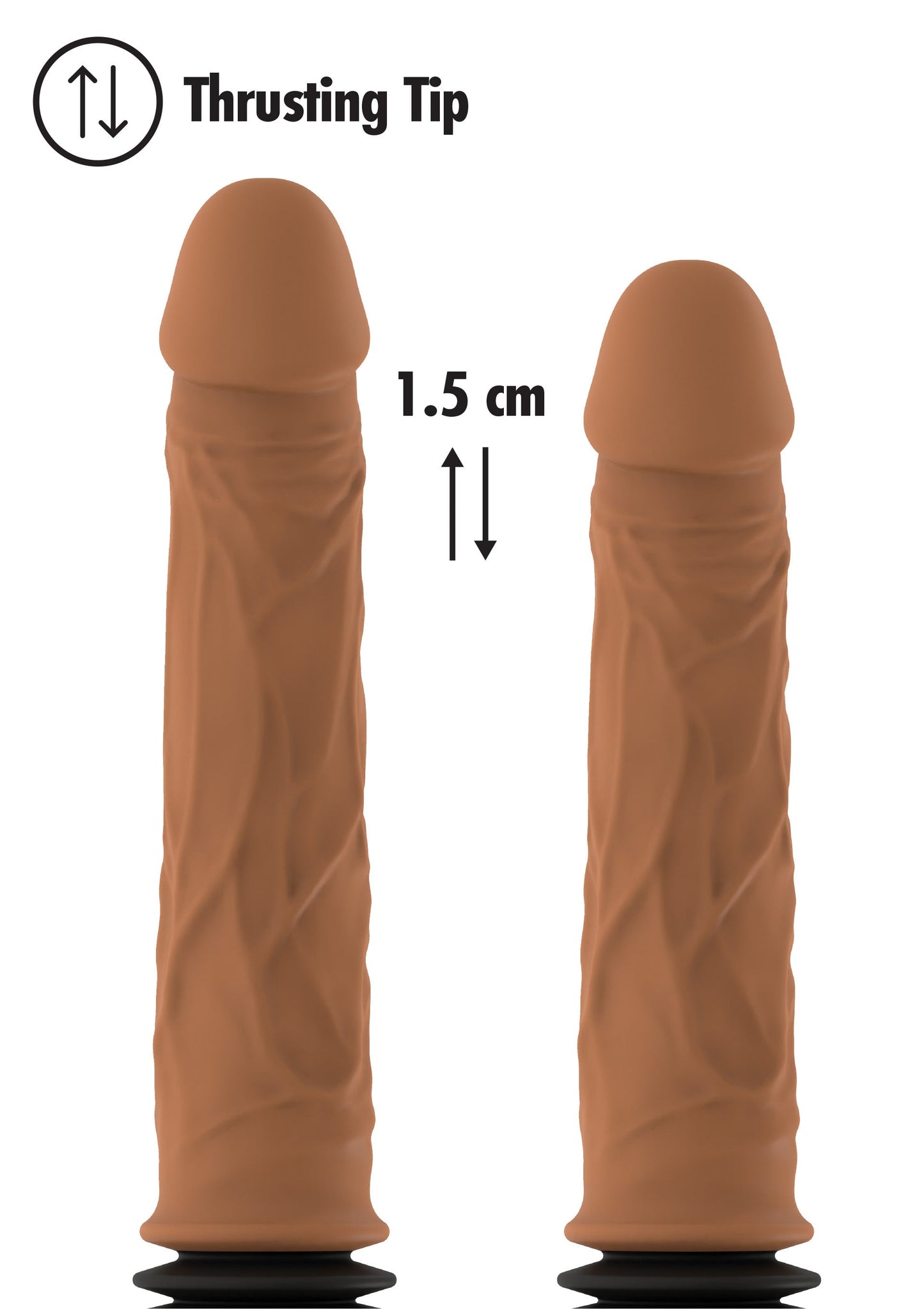 Realistic Double Thrusting Vibrator