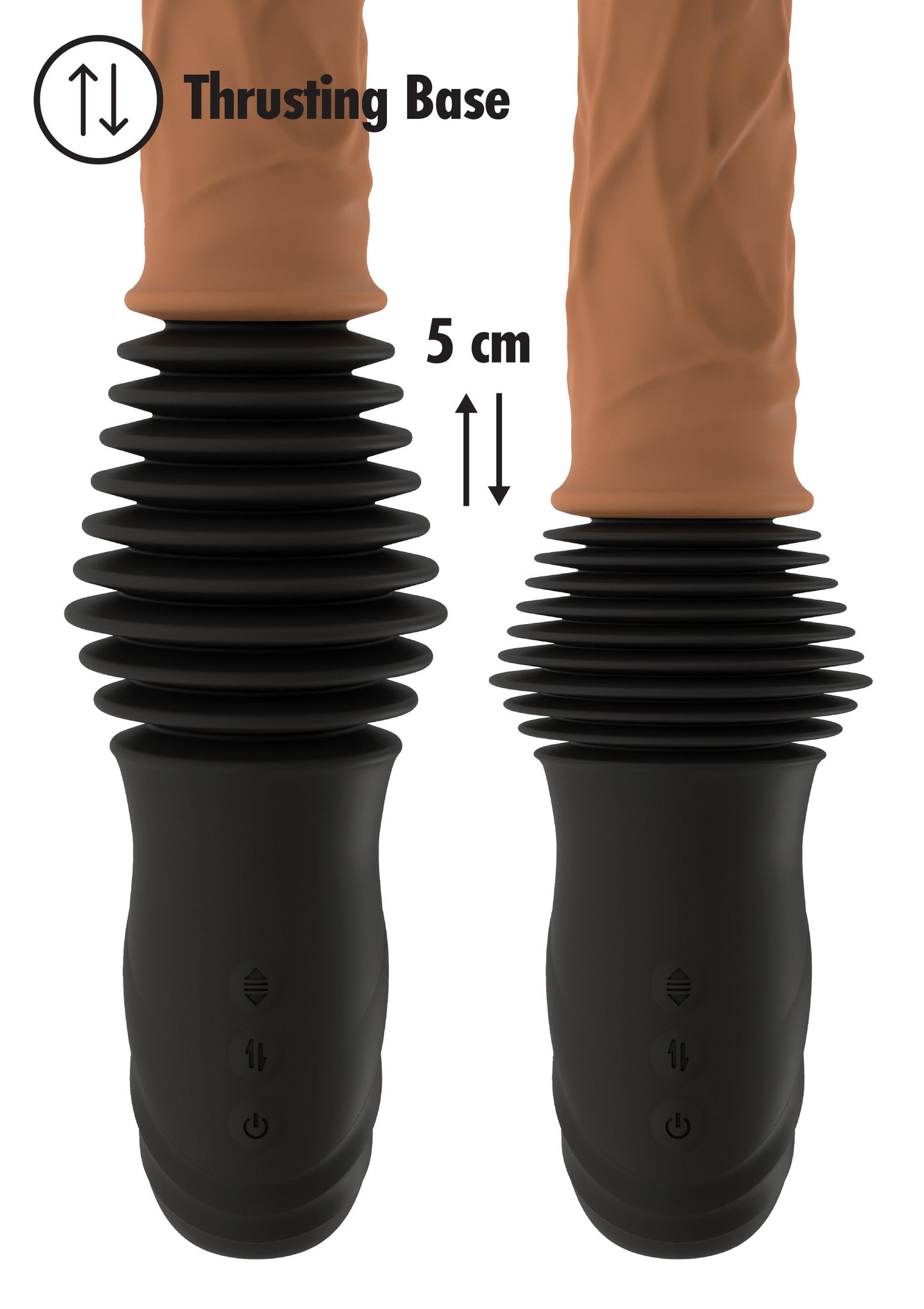 Realistic Double Thrusting Vibrator