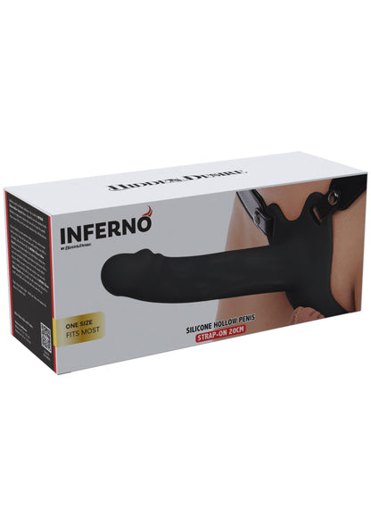 Hollow Penis Strapon Silicone 20 cm